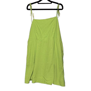 Old Navy XXL tie-shoulder Sundress Green Good Preloved Condition